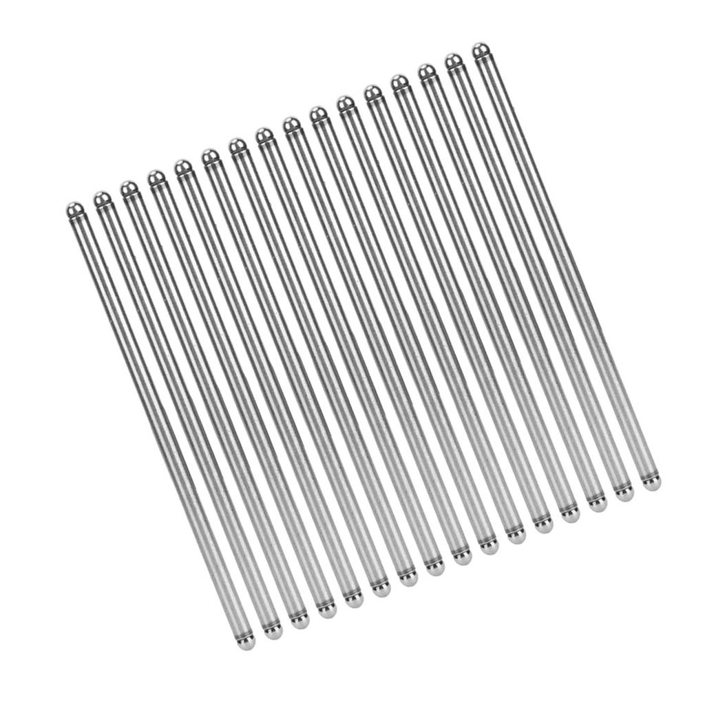 16pcs Hardened Steel Pushrods Set 5 16in Diameter 7.8in Standard Length