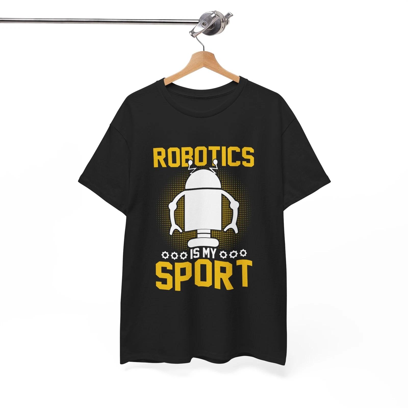 Винтажная футболка с роботом | Классическая ретро научно-фантастическая футболка | Крутой наряд с робототехникой 3XL