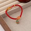 Year of the Snake Birthday Year Red Rope Lucky Nafu Bracelet Handwoven Retro Ethnic Style Ancient Hand Jewelry