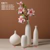 Modern Simple White Ceramic Vase Decoration Flower Arrangement Living Room TV Cabinet Home Decoration Flower Device