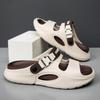 2025 new summer sports and leisure beach shoes, cool slippers, two thick-soled lightweight sandals for driving, live broadcast 2025