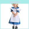 Cute Alice In Wonderland Inspired Girls Maid Costume Dress For Stage Performance And Role Play S-xl Sizes