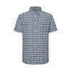 Men S Fungy Linen Check Regular Fit Short Sleeve Shirt dmS1ShcS145b1