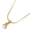 MIKIMOTO K18 0.2" 1P Pearl Necklace Yellow GoldUsed