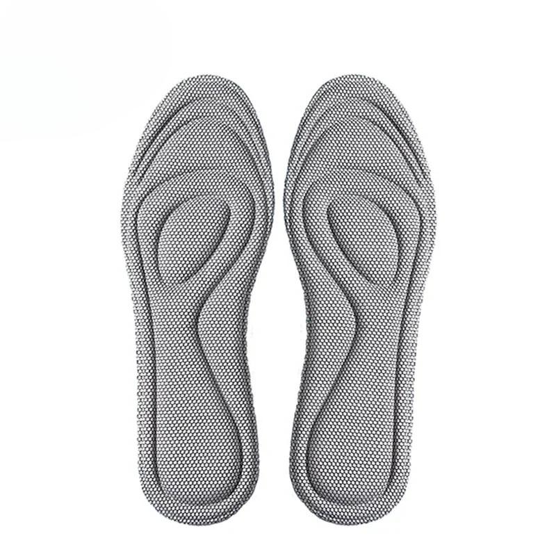 2 Pairs Memory Foam Orthopedic Insoles for Shoes Antibacterial Deodorization Sweat Absorption Insert Sport Shoes Running Pads