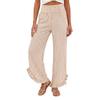 Womens Palazzo Pants Summer Casual Flowy Wide Leg Trousers Beach Travel Vacation Outfits