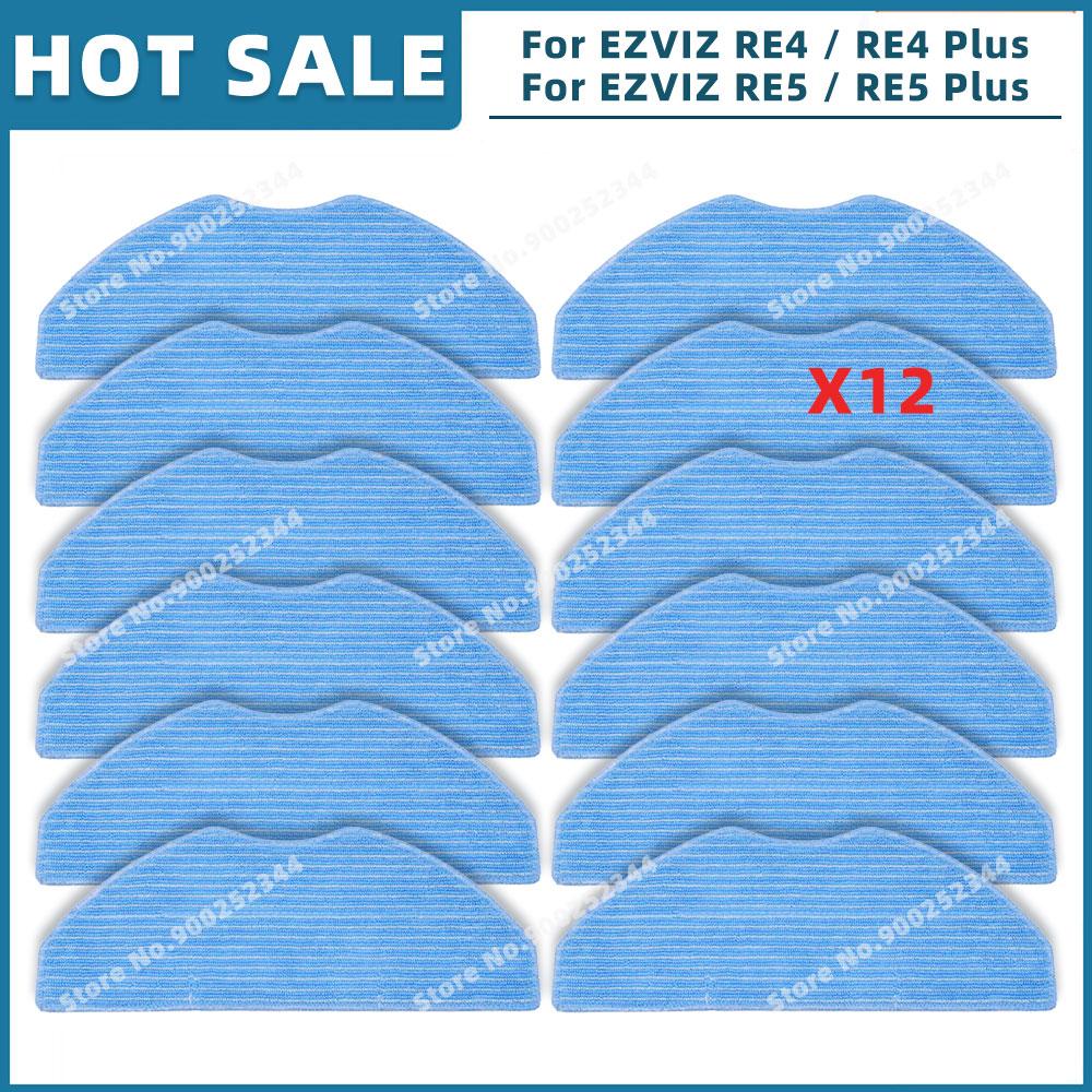 Compatible For EZVIZ RE4 / RE4 Plus / RE5 / RE5 Plus Replacement Parts Accessories Main Side Brush Mop Cloth Filter