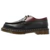MM6 Maison Margiela X 1461 Leather Slip-On Round-Toe Loafers Unisex Loafers Black Red 32184002