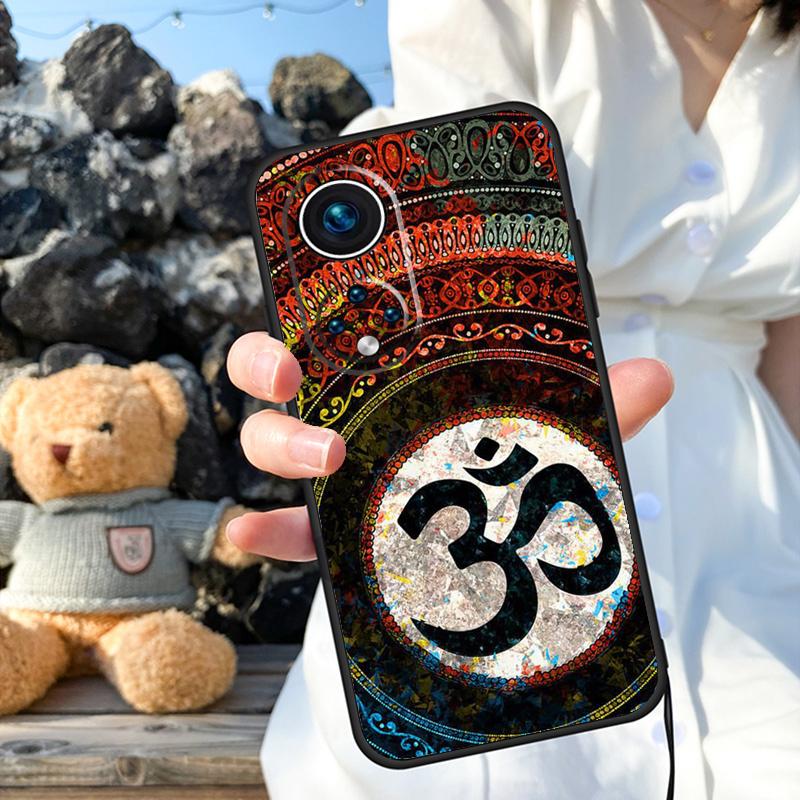 Aum Om Yoga Symbol Fitness Gym Case For Honor Magic 6 Pro 90 70 50 Magic 5 Lite X6 X7 X8 X9 X6a X7a X8a X9a X8b X9b Cover