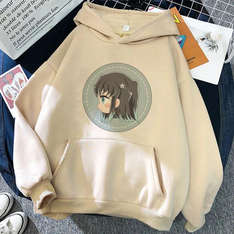 Anime  Kochou Shinobu Women Hoodie Casual Autumn Hoody