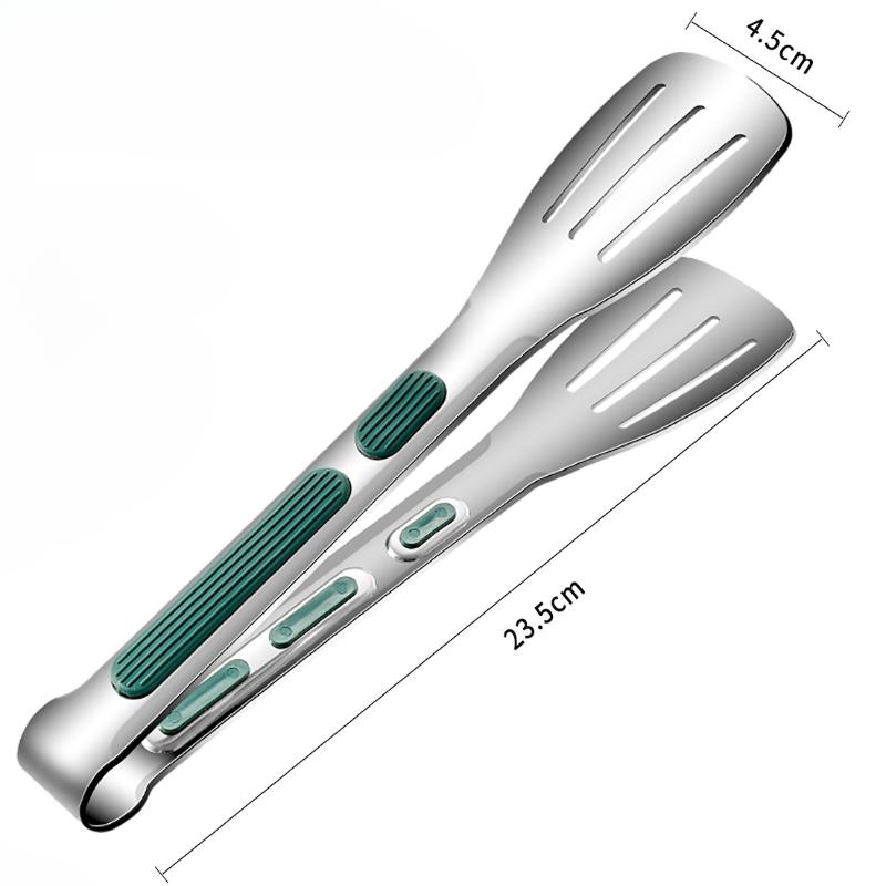 Non-Slip Stainless Steel Food Tongs Meat Bread Clip Barbecue Grill Buffet Clamp Cooking Tools Kitchen Accessories