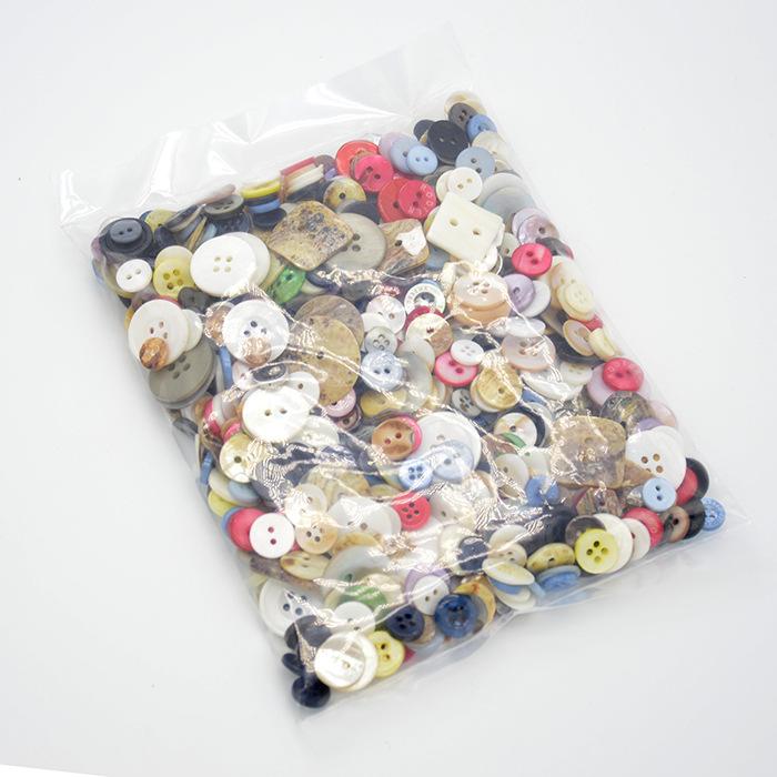 Available Now! Mixed Color Round Resin Buttons for DIY Crafts – Ideal for Handmade Button Art and Floral Designs.