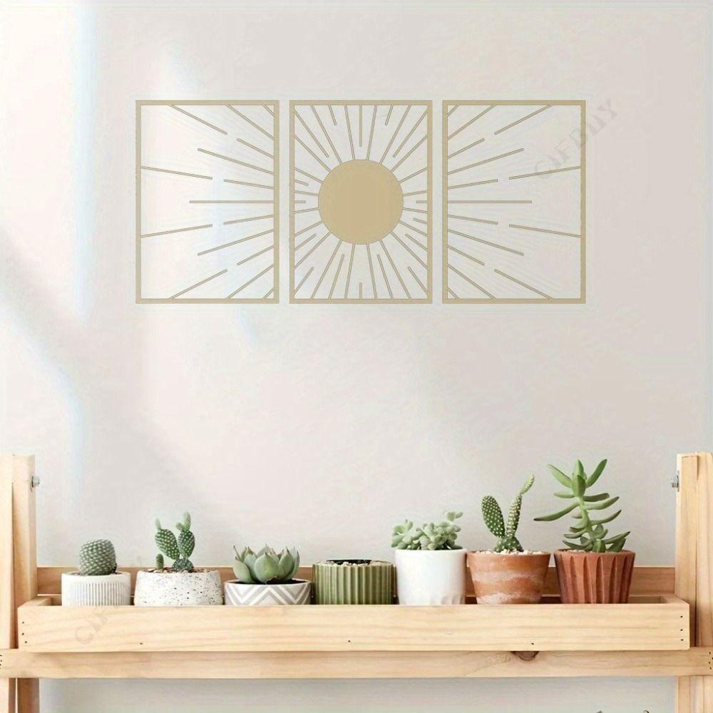 Металлический декор для стен для интерьера