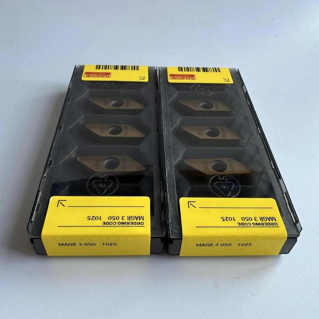 Original Sandvik / MAGR3050 1025 / CNC lathe carbide blade 10 PCS