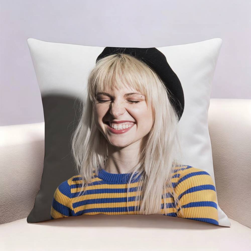 Singer Hayley Williams Doublesided print Pillow Case Cushion Cover Throw Pillow Case For Car Sofa