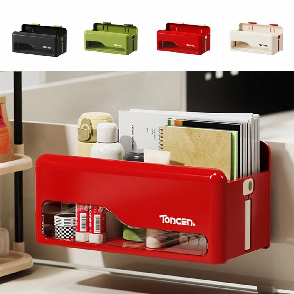 Creative Hanging Organizer Punch-free Toilet Storage Cabinet Dormitory Storage Box  Office Supplies