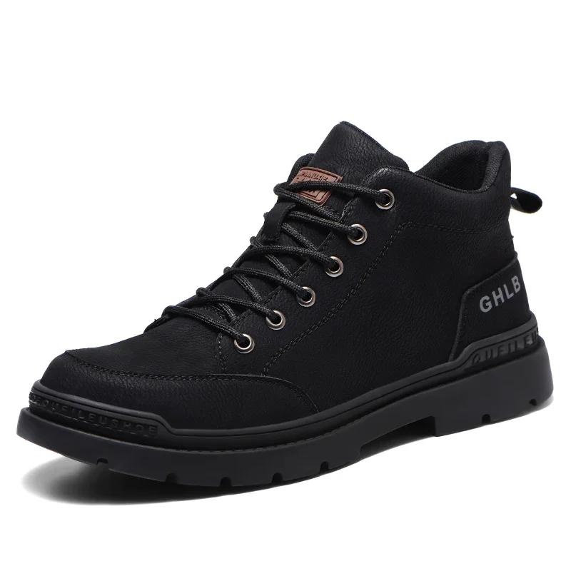 

Кожаная рабочая защитная обувь для мужчин, противоударные ботинки со стальным носком и защитой от гвоздей, неразрушимая обувь для сварки, устойчивая к проколам 41