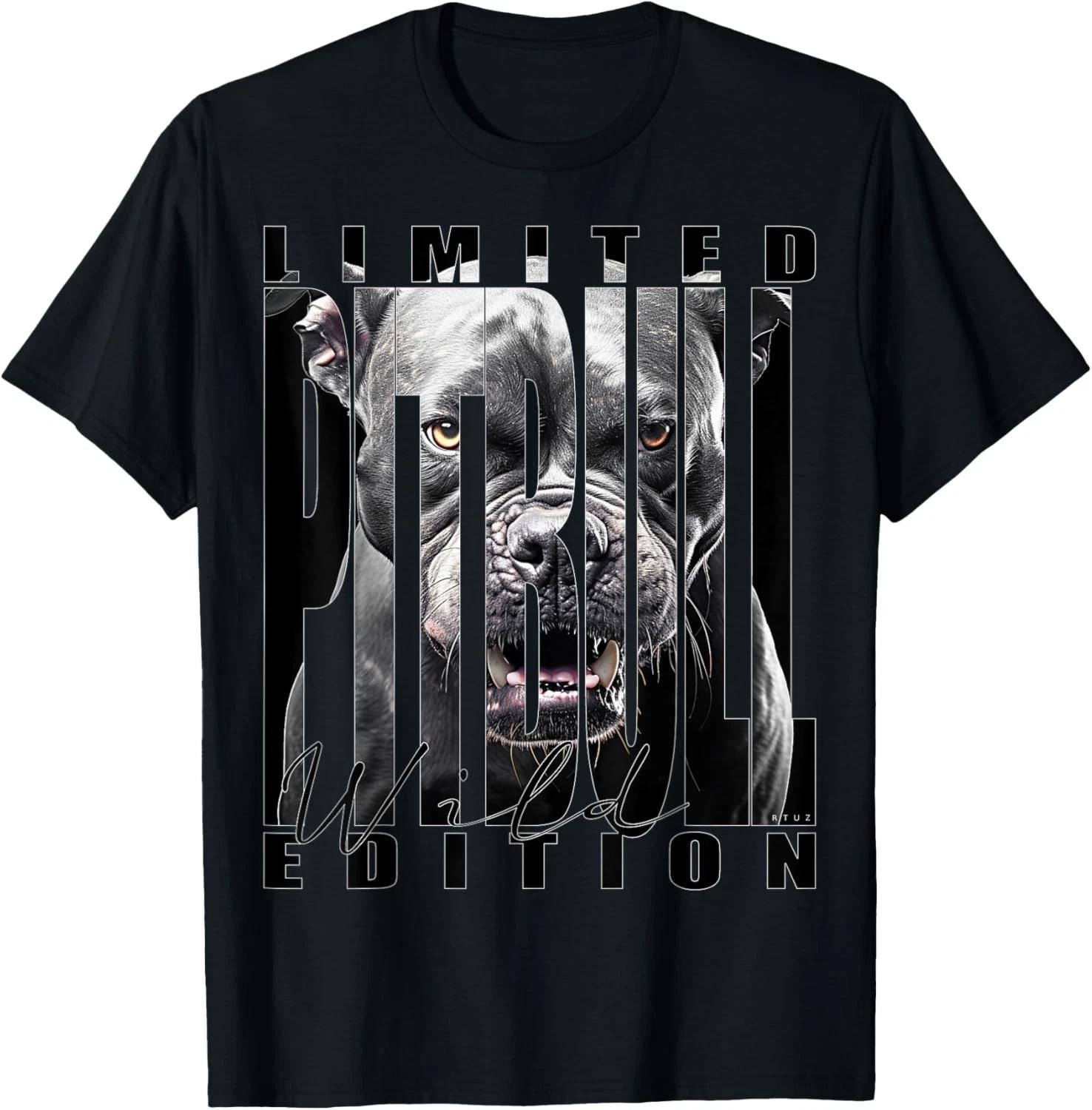 Cool Y2K Streetwear Fashion Vintage Women Men Dog Pit Bull Gift Unisex T-Shirt S