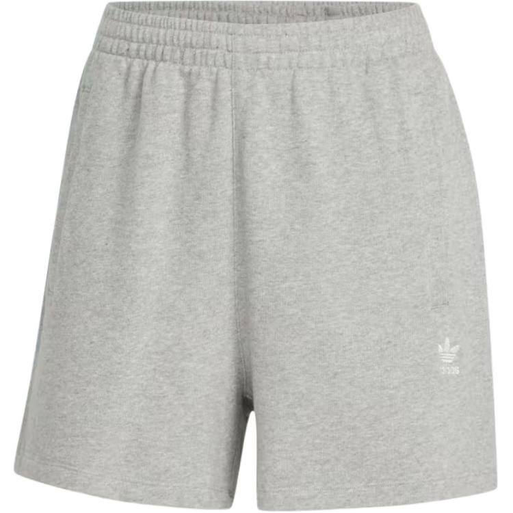 adidas Originals Essentials Mode Bequem Weich Dreiviertel Lässig Shorts Damen Shorts Mittelgrau IY7341
