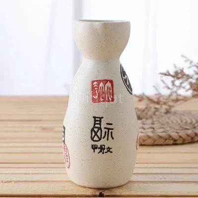 Restaurant decoration Decorative sashimi Salmon garnish bottle Dry ice small pot ice cup Wine bottle Japanese creative ceramics