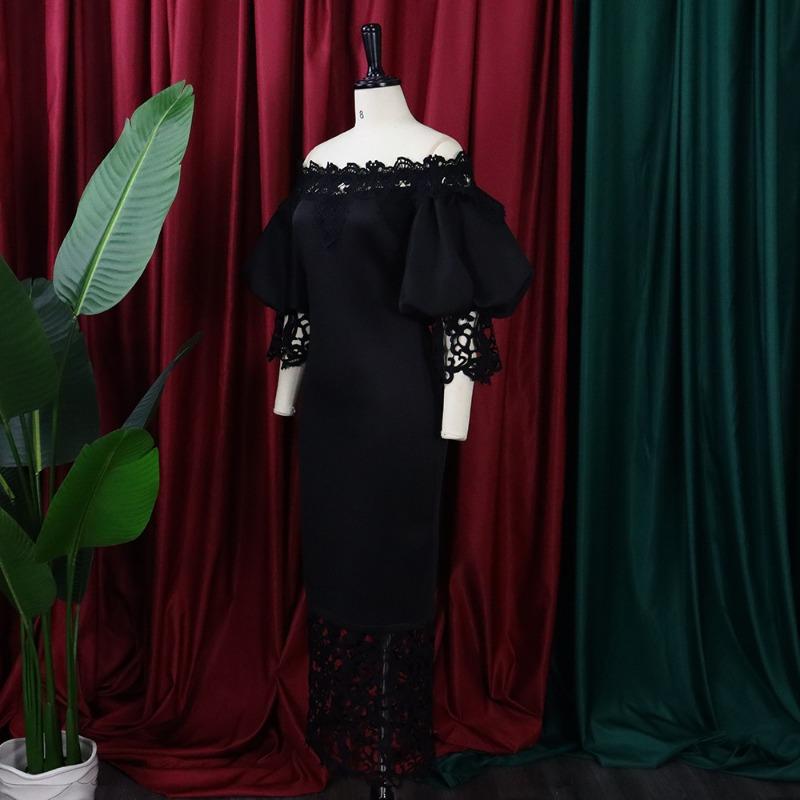 YYFS Women's Fashion Summer Spring Solid Color Print Short Sleeve One Shoulder High Waist Casual Dresses