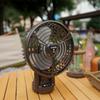 Camping Fans for Tents 10400mAh USB Rechargeable Battery Operated Fans with LED Lantern Folding Tripod Cordless Portable Fan