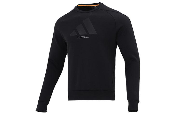 Adidas Sweatshirts Men s Black Crew Neck Moderate HE9901 L