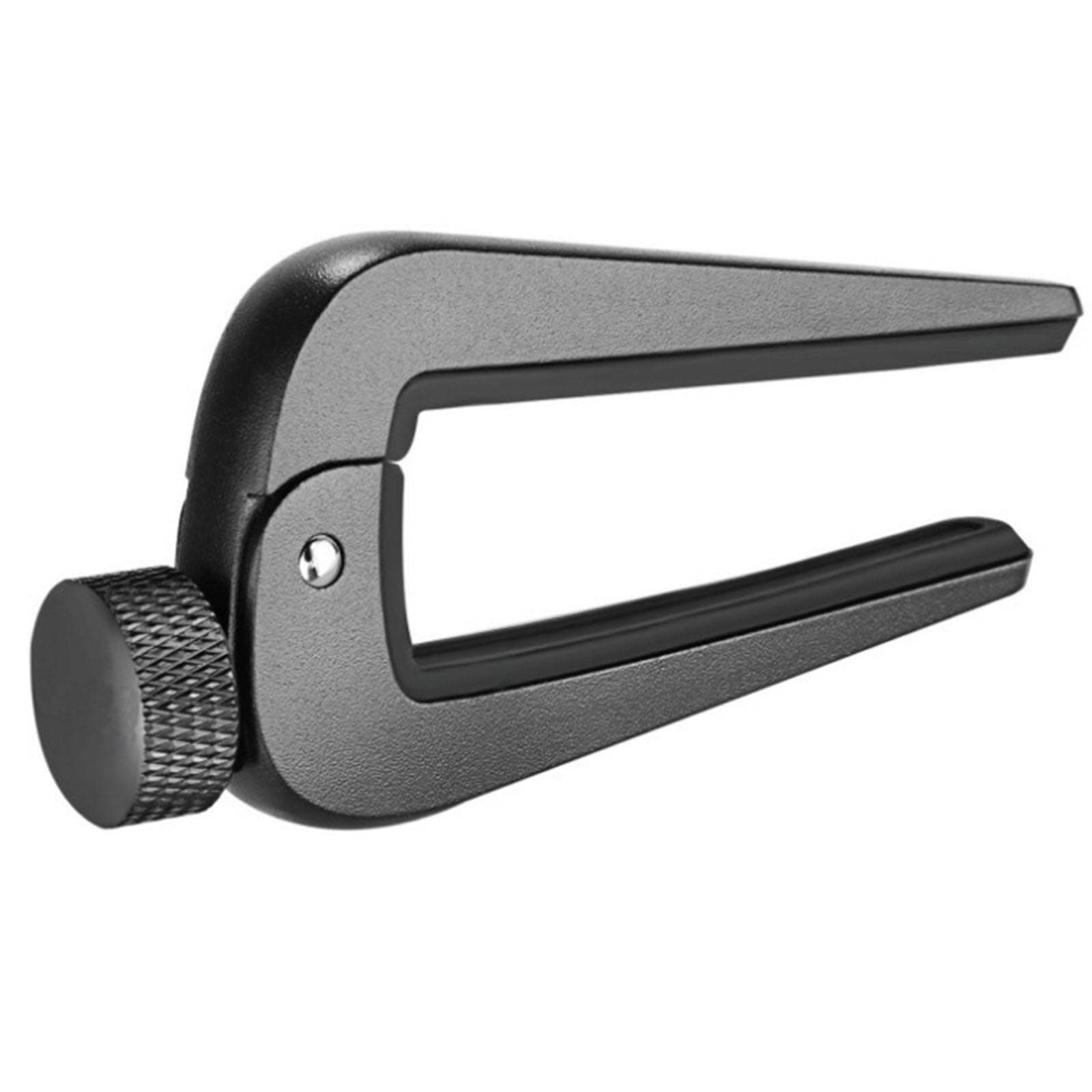 

Каподастр для акустической и электрогитары, зажим для тона, регулируемый зажим для настройки гитары, легкий, гитарные аксессуары, простой в использовании чёрный