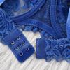 34-40BC Soutien-gorge Transparent à Lacets Intégraux Soutien-gorge Push Up Lingerie Brassière Femme Fine Armature Bralette