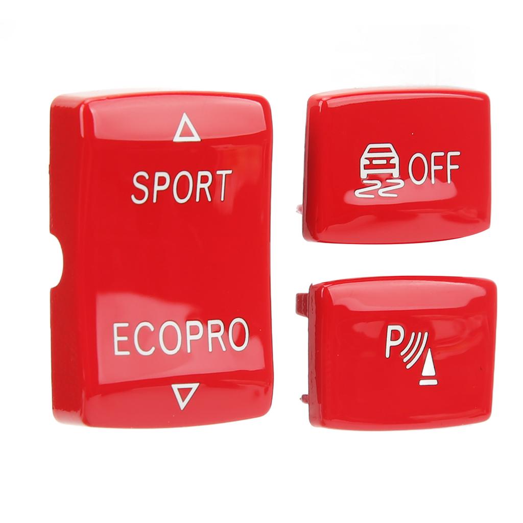 3 Pcs Gear Button Kit 6131 9252 912?1 ESP Antislip Switch Sport Button Radar Sensor Key Replacement