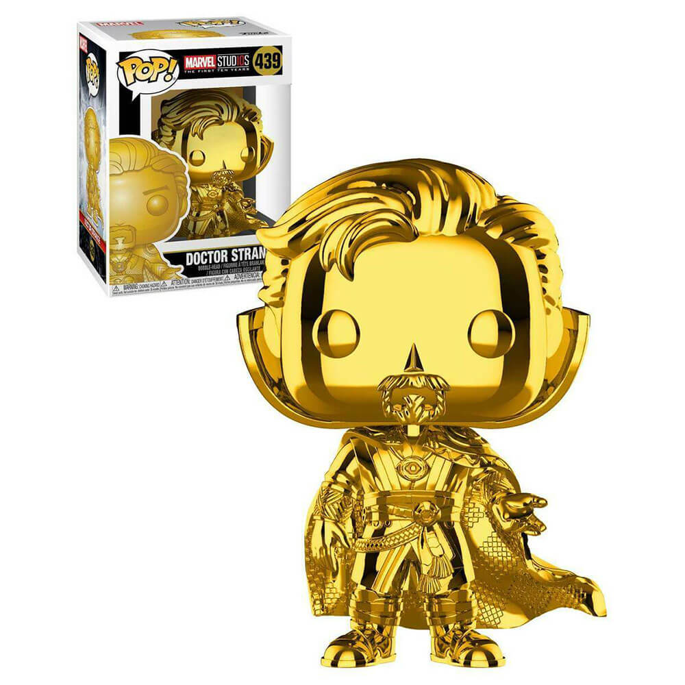 

Marvel Studios 10th Ann Doctor Strange Gold Chrome Pop