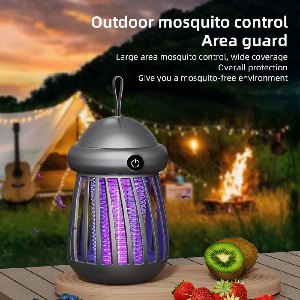 Elektrische Mückenvernichterlampe USB Fliegenfalle Zapper Insektenvernichter Abwehrmittel Schlafzimmer Outdoor Camping Anti-Mücken-Falle Nachtlicht