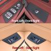 LHD Left Hand Driver Car Interior Door Window Switch Lifter Cover Panel Trim For BMW 5 Series G30 G31 2017-2020 525 528 530 540