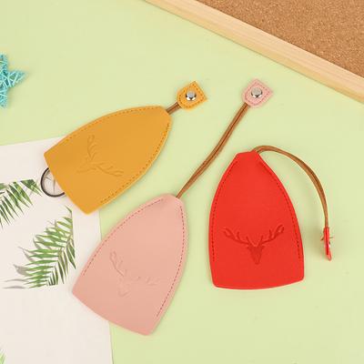 1Pc Weihnachten Elch Schlüssel Box Nette Ziehen Schlüssel Brieftaschen Pu Leder Schlüssel Fall Pull Typ Tasche Schlüssel Halter für Schlüssel Leder Schlüsselbund