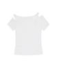 ROCKCAKE Shoulder Cutout Top - White
