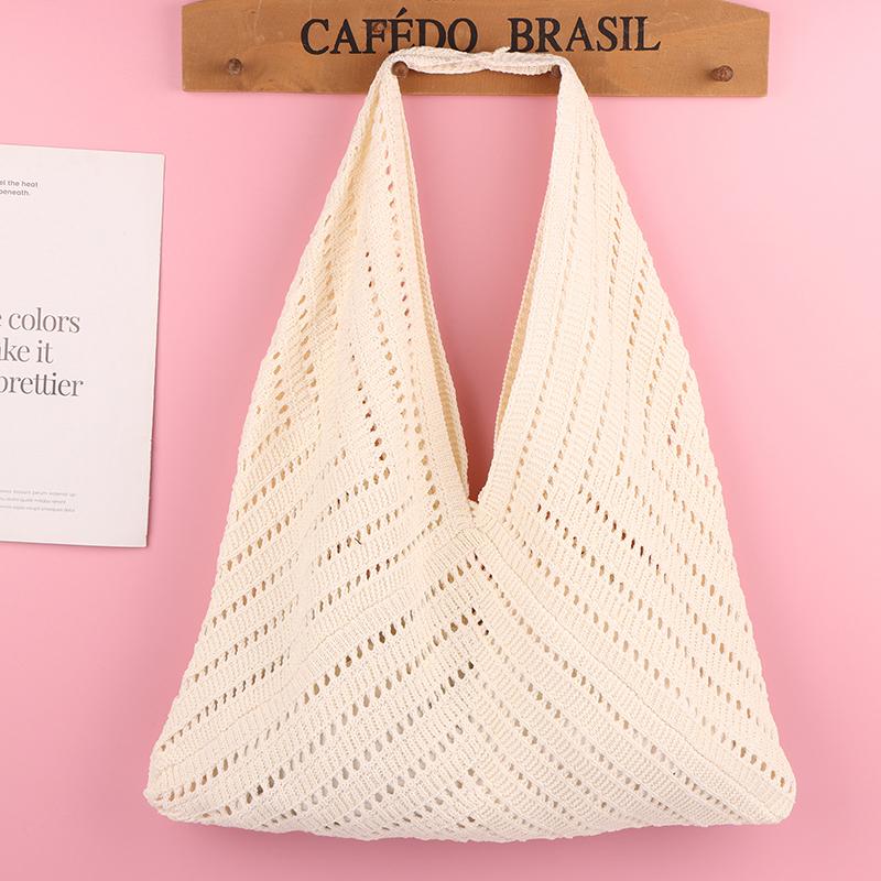 

Художественный стиль Красочная вязаная сумка Модная повседневная сумка через плечо Большая вместимость Свежие сумки-тоут для женщин Подарок