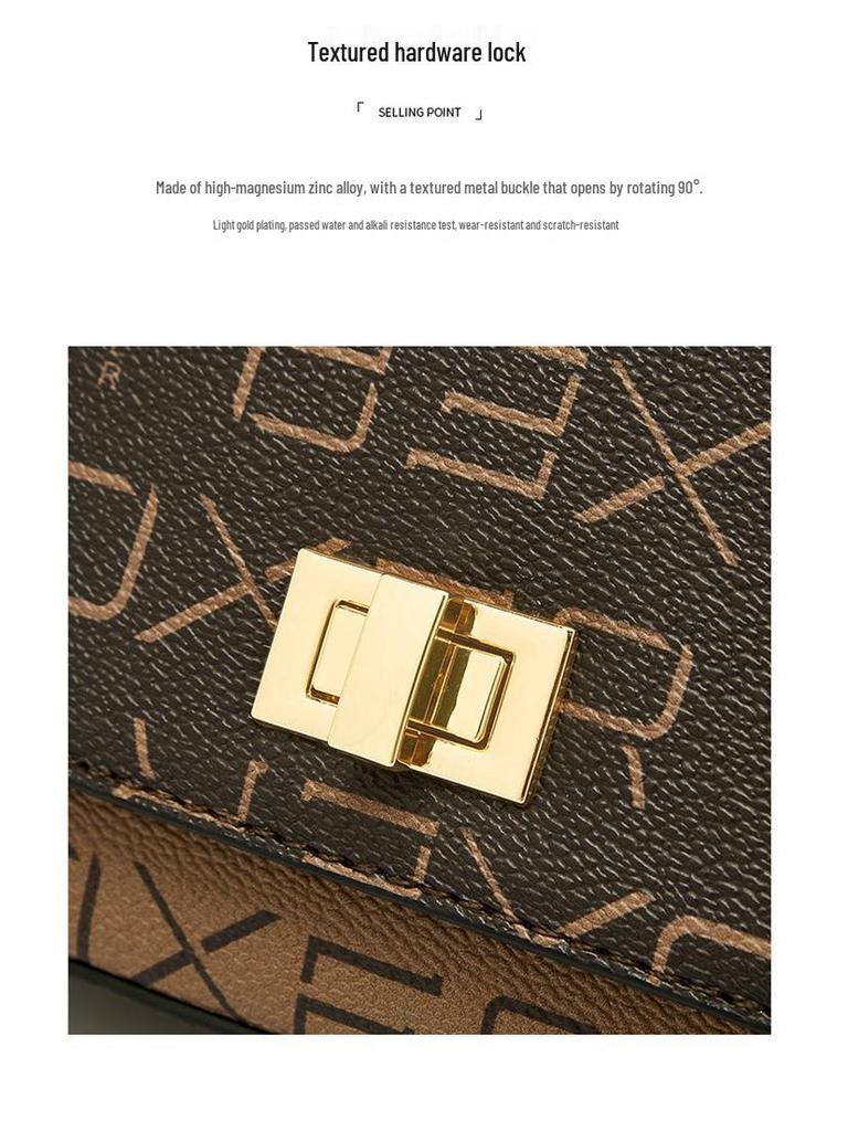 FOXER Golden Fox Women's Printed Crossbody Phone Bag with Chain