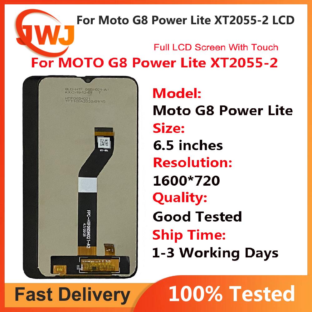 

LCD Screen and Digitizer Full Assembly for Moto G8 Power Lite XT2055