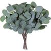 Artificial Eucalyptu Leaves Stems Eucalipto Branche Carrying Fruit Christmas Floral Bouquets Wedding Holiday Greenery Home Decor