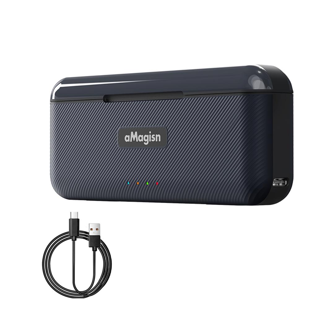 AMagisn 3-gniazdowa szybka ładowarka do akumulatora typu C PD etui do szybkiego ładowania akcesoria do kamery sportowej