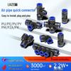 High-Pressure PE Tee & Reducer Pneumatic Quick-Fit Fittings for Air Pipe