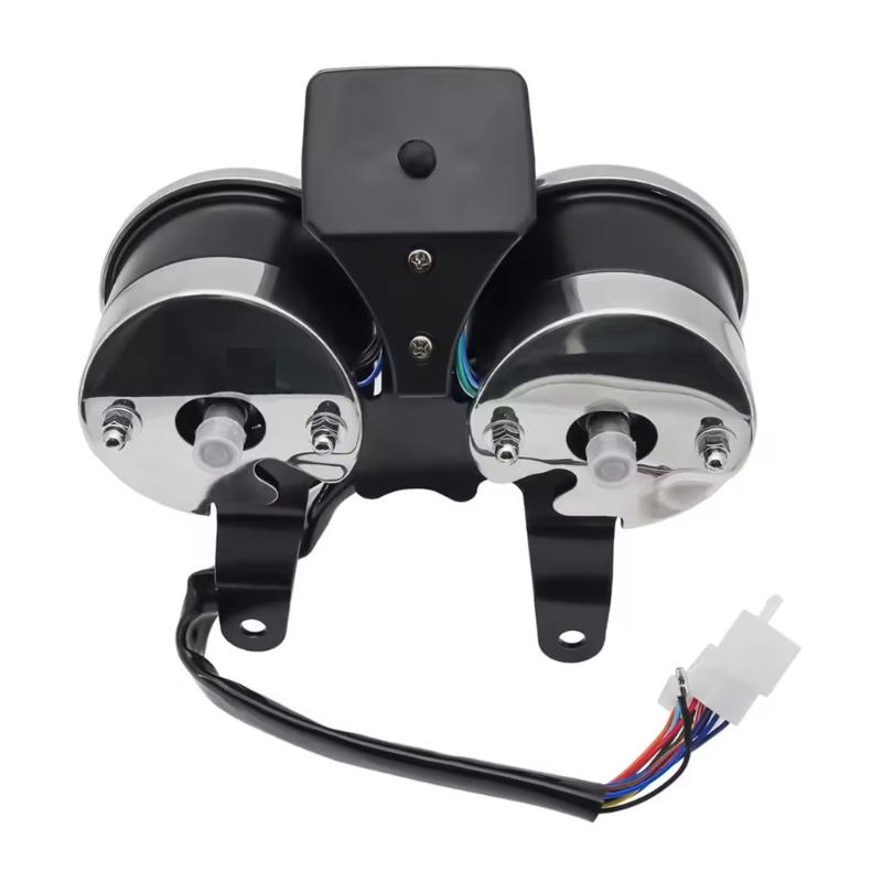 Digital Display Cluster Speedometer Odometer Dashboard Suitable for GN125 Waterproof Motorbike Instrument LED Tachometer