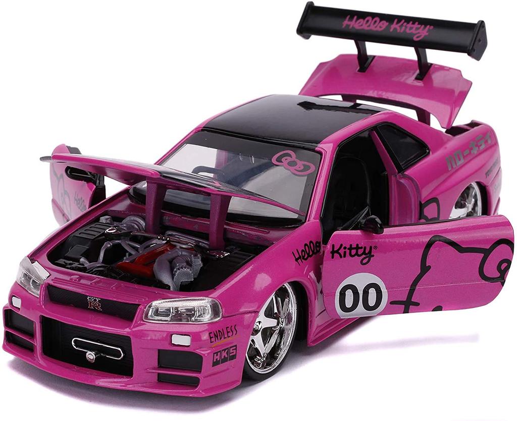 Jada Toys 124 Skyline R34 GT-R Hello Kitty Nissan Skyline GT-R R34 Литая  машина с Hello Kitty [Предмет] купить недорого — выгодные цены, бесплатная  доставка, реальные отзывы с фото — Joom