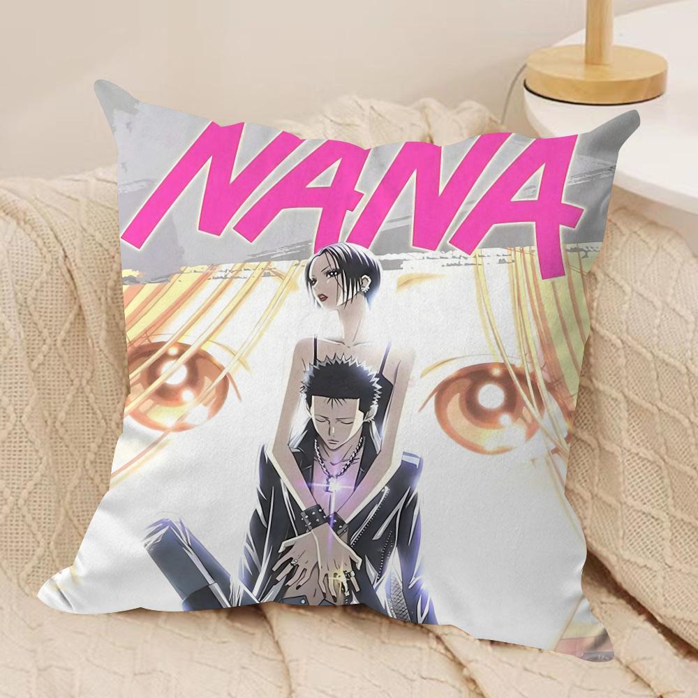 Arrival N-Nana Anime Cushion Cover Soft Plush Double-Sided Printed Sofa Pillow Cushion Cover | Cozy All-Season Decor Gift