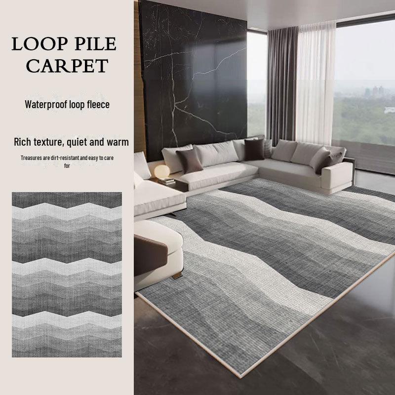 2024 Velvet Waterproof Stain-Resistant Carpet: Perfect for Living Room, Bedroom, Bedside, and Under Coffee Tables