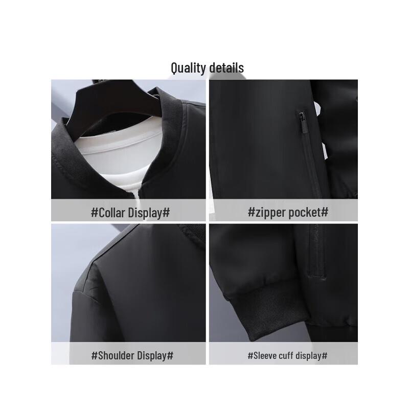 Warrior 2025 Men's Solid Color Stand Collar Baseball Jacket
