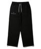 BAKKEN Smile Embroidered Logo Semi-Wide Sweatpants Bk9985_Black