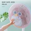 Dust-proof Finger Protector Fan Cover Anti-pinch Hand Protective Cover Net Washable Fan Mesh Cover for Electric Fan