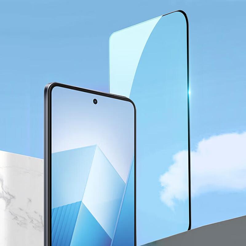 2-Pack Tempered Glass Screen Protector for Vivo IQOO Z7/Z8, IQOO Z7X/Z8X Phone Film, Full Coverage HD Anti-Drop No White Edge Glass Protective Film