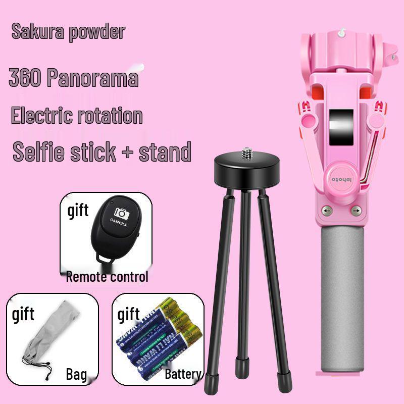 360° Rotating Bluetooth Selfie Stick & Live Streaming Stand